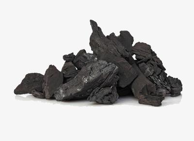 一堆黑色煤炭